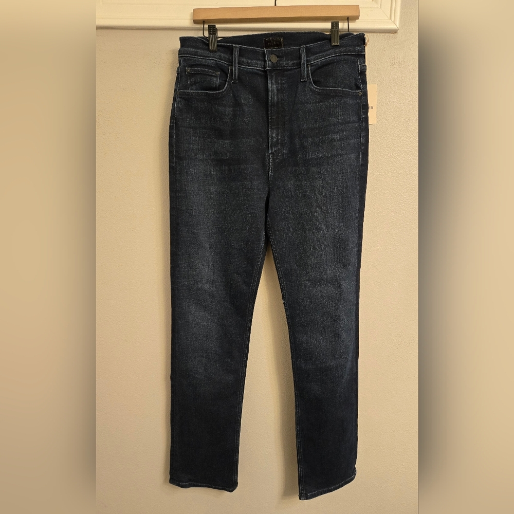 Mother Jeans High Waisted Rider Skimp In Catch Me If You Can Wash Size 32